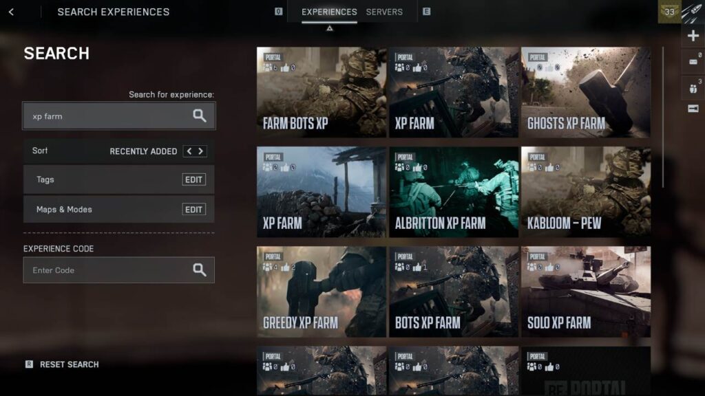 Experiences in 'Battlefield 6' (Image: Battlefield Studios)