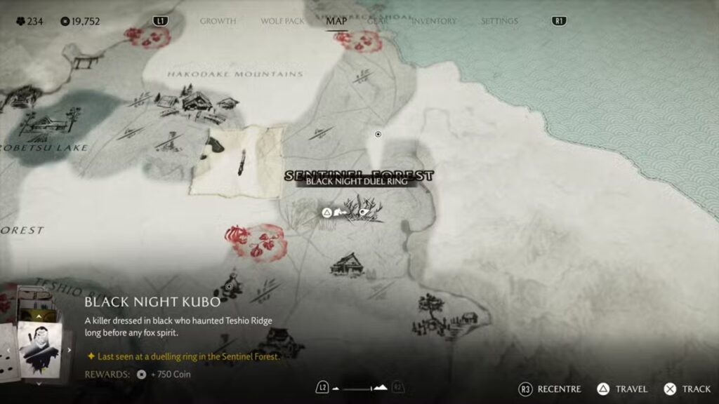 The Black Night Kubo location in 'Ghost of Yotei' (Image: Sucker Punch)