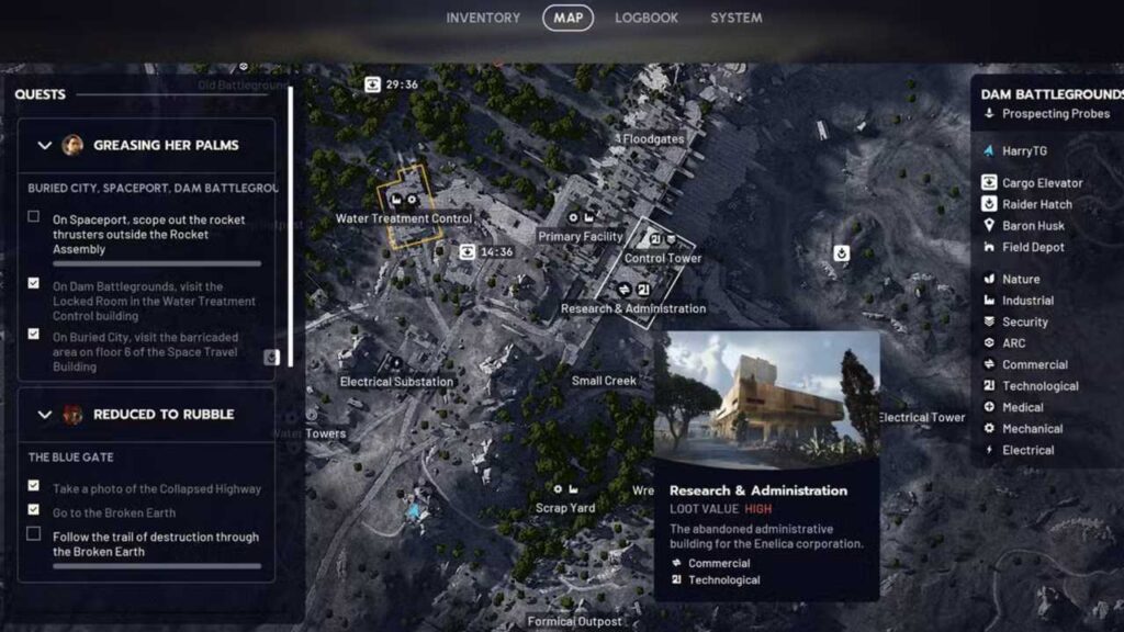 Dam Battlegrounds map in 'ARC Raiders' (Image: Embark Studios)