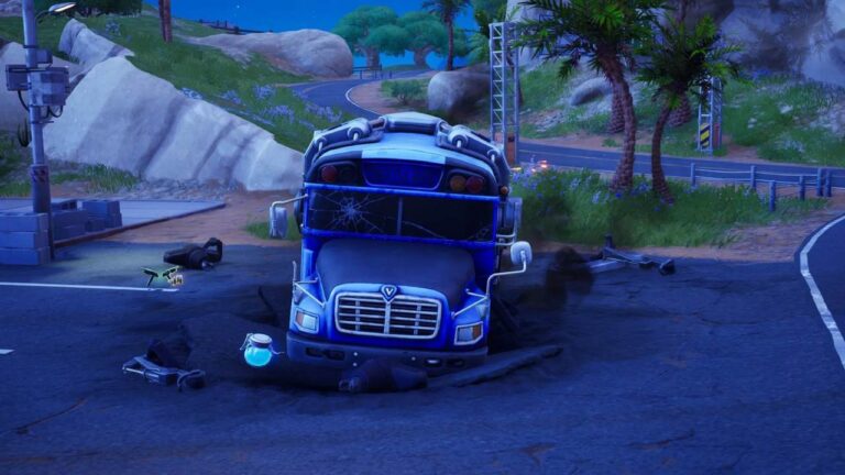 Battle Bus in 'Fortnite' (Image: Epic Games)