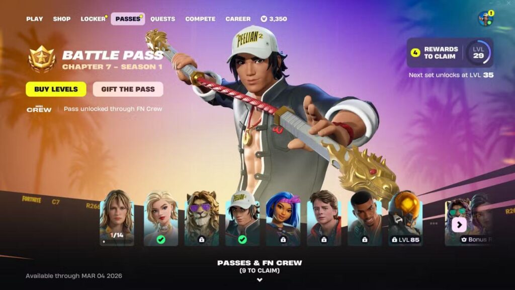 There are a huge number of Carter Wu cosmetics available in Fortnite.