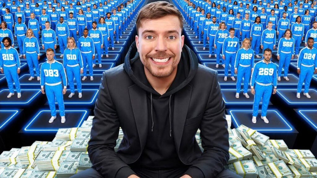 MrBeast in Beast Games.