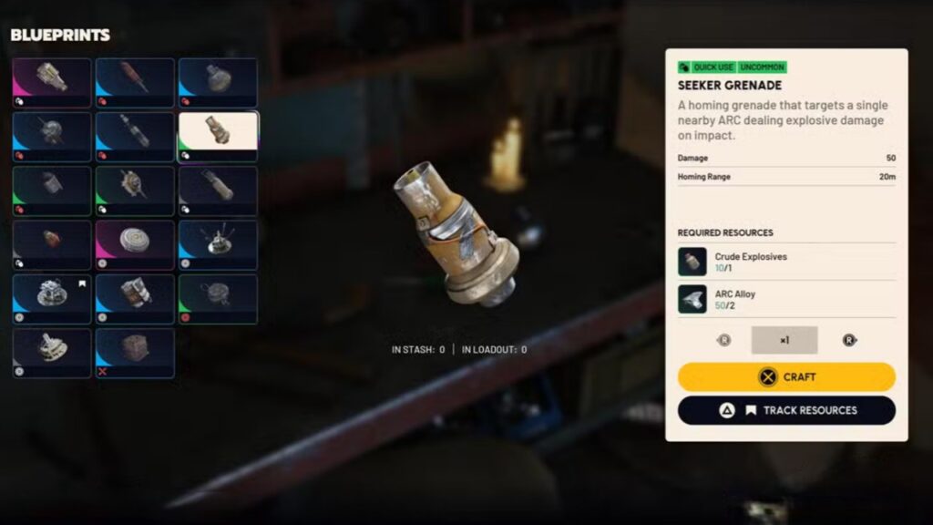 The Seeker Grenade in ARC Raiders.