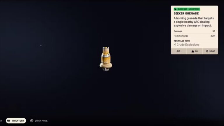 The Seeker Grenade in ‘ARC Raiders‘ (Image: Embark Studios)