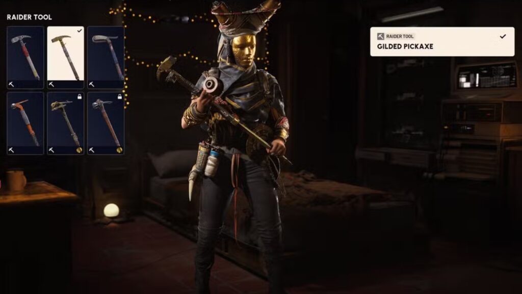 Here's how to equip the Gilded Pickaxe Raider Tool in ARC Raiders.