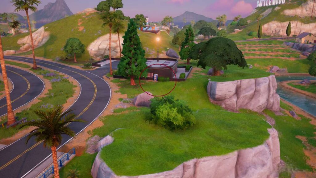 Another Flusher location in Fortnite.