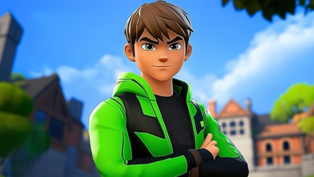 Probable Ben 10 in Fortnite.