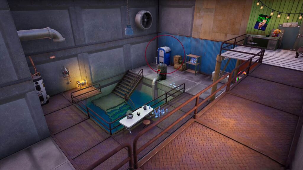 Flusher location Fortnite.