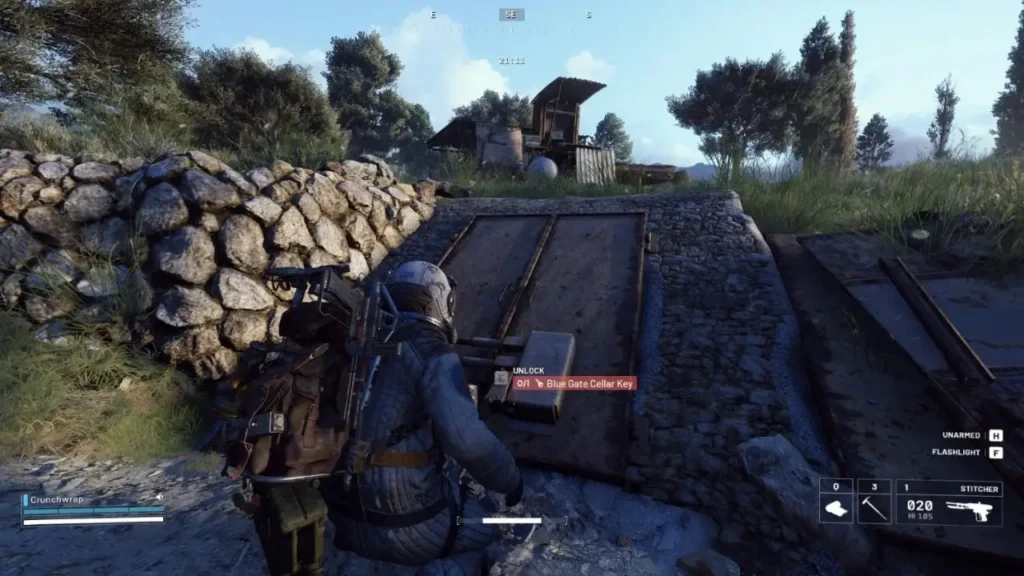 The Hidden Location of the Blue Gate Cellar Key