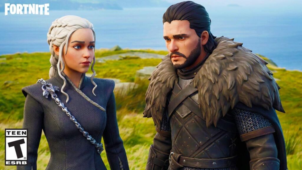 Daenerys Targaryen And Jon Snow Concept In 'Fortnite'
