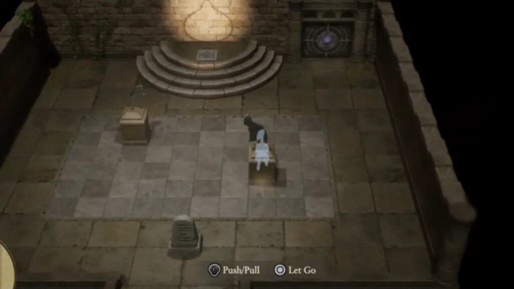 The Trial Room Shadow Puzzle in Dragon Quest 7 Reimagined.