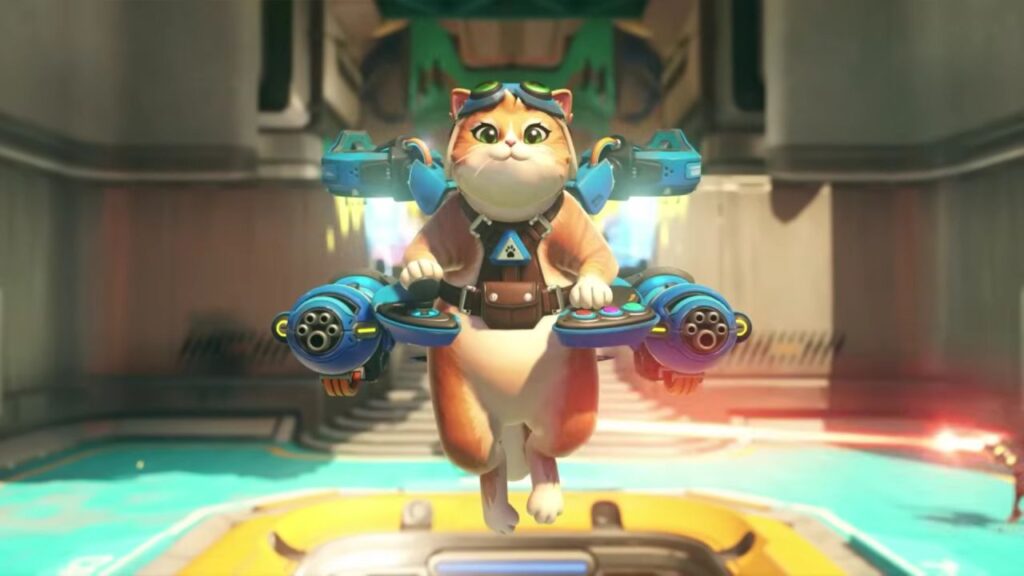 Jetpack Cat in 'Overwatch' (Image: Blizzard)