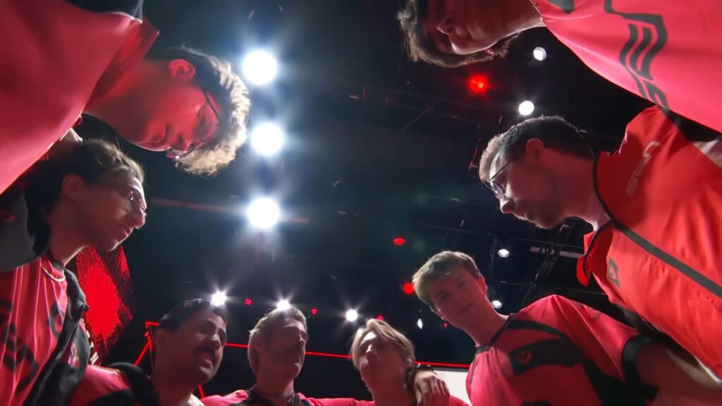 Kyu, johnqt, Cortezia, N4RRATE, Kaplan, and Reduxx (Image: Valorant Esports)