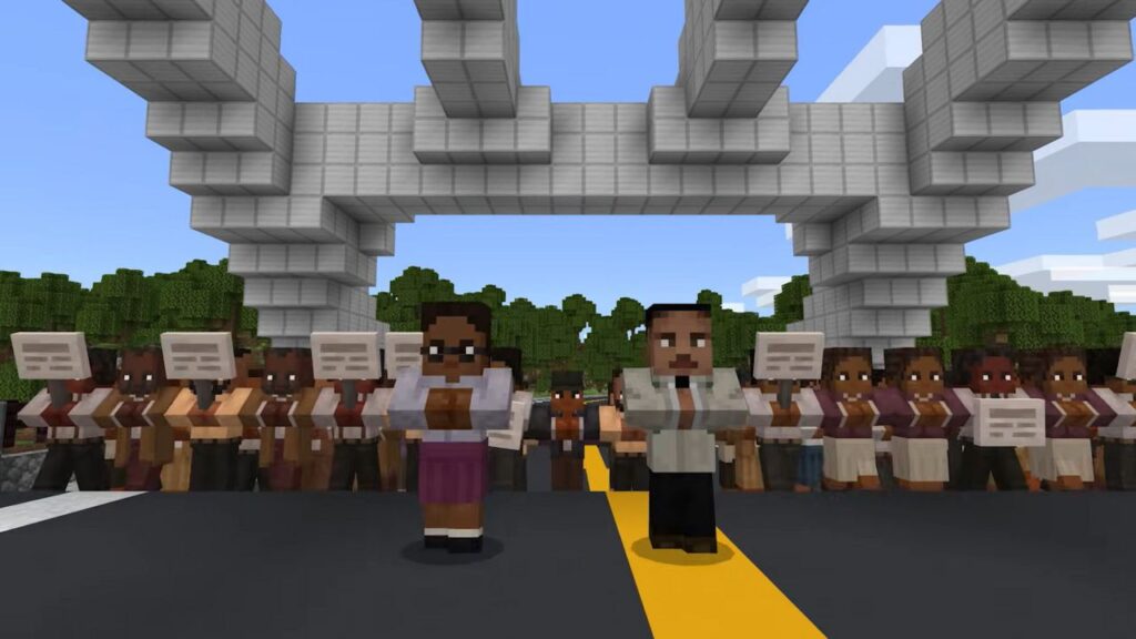 Minecraft Good Trouble DLC (Image: Mojang)