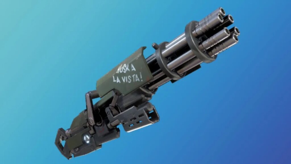 Minigun in 'Fortnite' (Image: Epic Games)