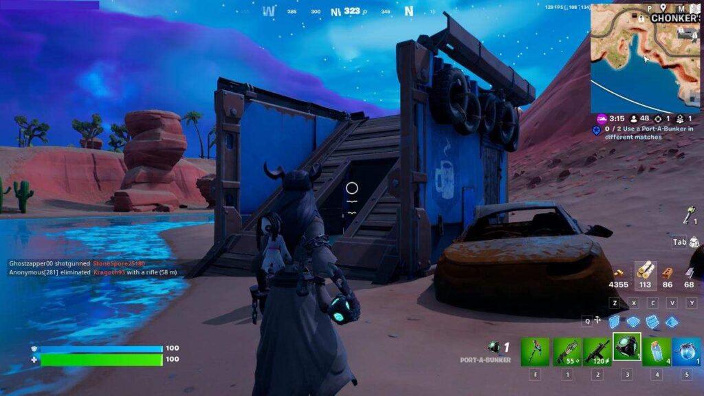 Port-A-Bunker in Fortnite  (Image: Epic Games)