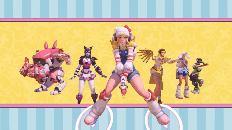 Overwatch x Hello Kitty collab (Image: Blizzard Entertainment)