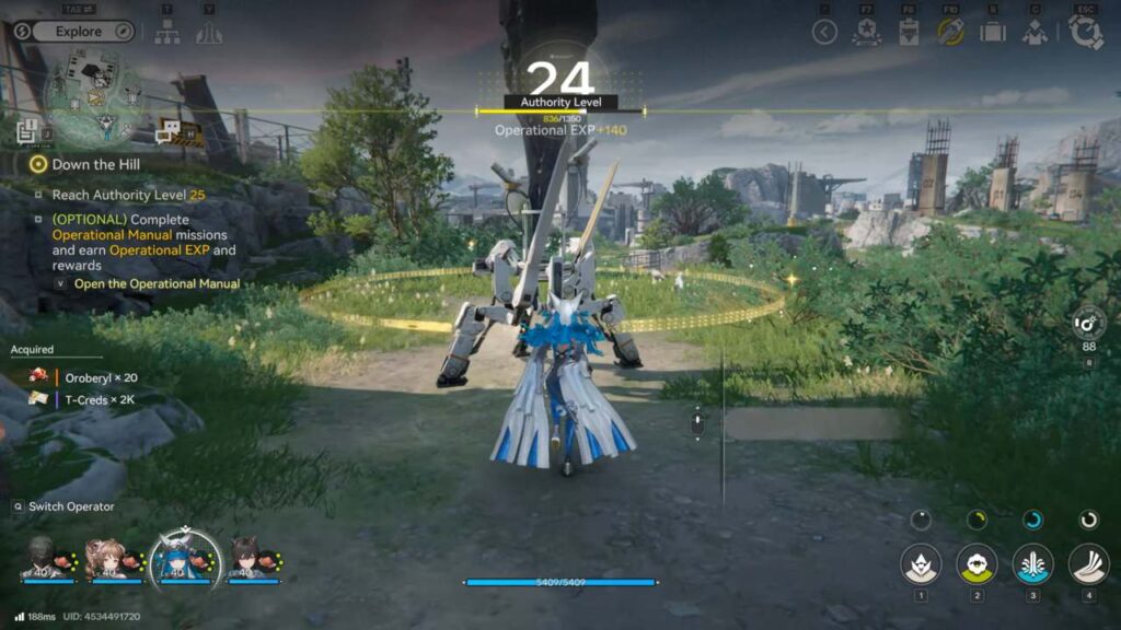 TP Points in 'Arknights Endfield' (Image: GRYPHLINE & @ZaFrostPet)