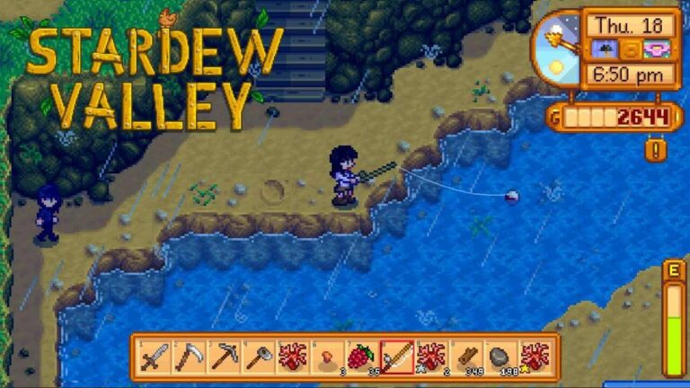 Fishing in 'Stardew Valley' (Image: ConcernedApe)