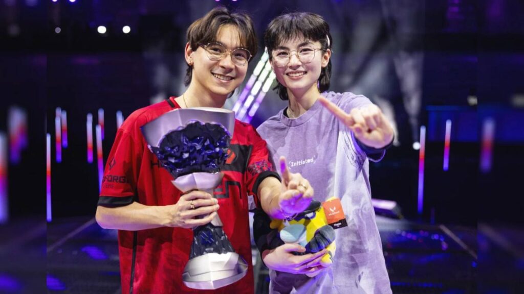 TenZ and Kyedae (Image: X/@TenZOfficial)/Te