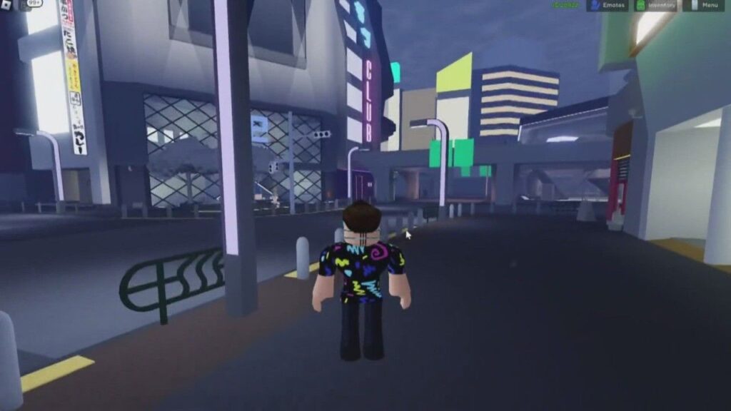 View of a player's character inside Roblox (Photo: Roblox)