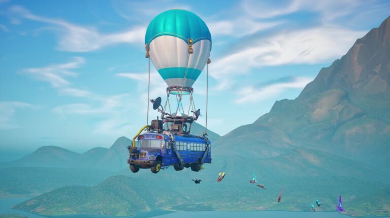 Battle Bus in 'Fortnite' (Image: Epic Games)