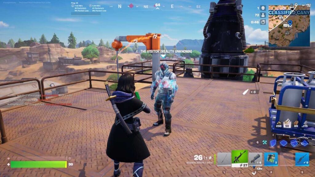 The Visitor in Fortnite.