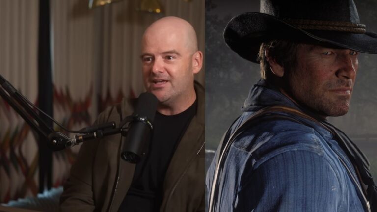 Dan Houser/Arthur Morgan in 'Red Dead Redemption 2' (Image: Youtube/lexclips and Rockstar Games)