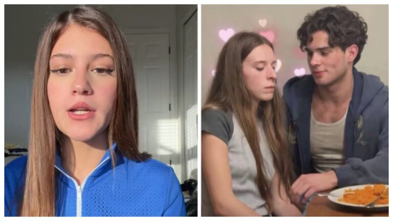 Jenny Popach and Clavicular with his girlfriend (Image: Tiktok/Jenny Popach and Kick/Clavicular)