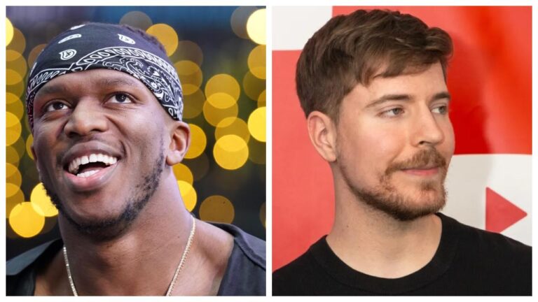 KSI and MrBeast (Image-PA Wire and PeakPx)