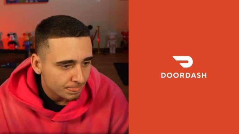 Lacy and Doordash (Image: Twitch/lacy and Doordash)