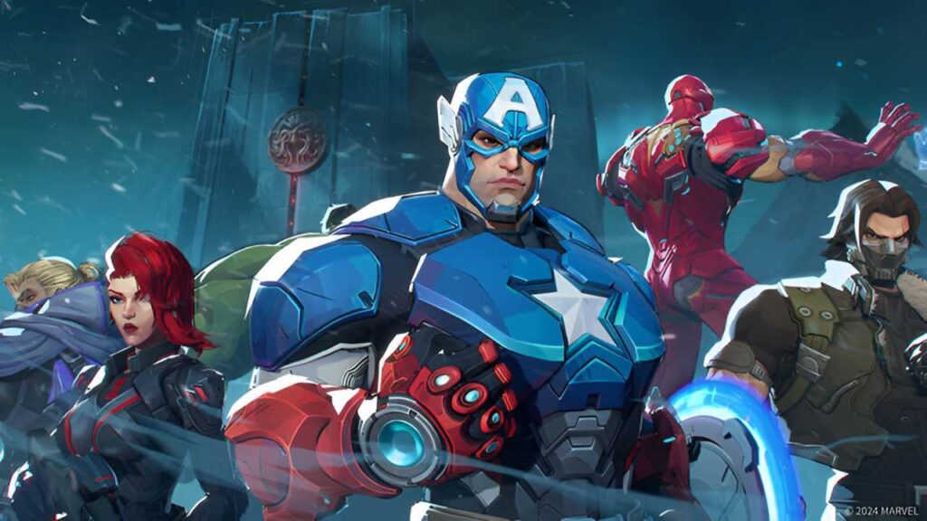 Hawkeye, Black Widow, Captain America, Winter Soldier, Iron Man, and Hulk in Marvel Rivals (Image: NetEase)