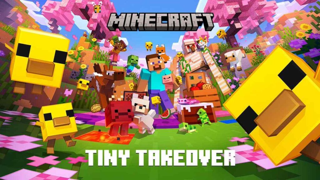 Minecraft Tiny takeover (Image: Mojang Studios)