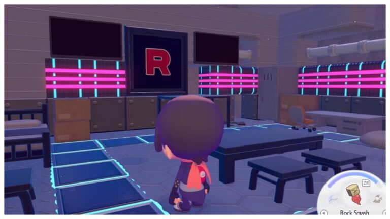 Team Rocket base in 'Pokopia' (Image: Game Freak and Omega Force)