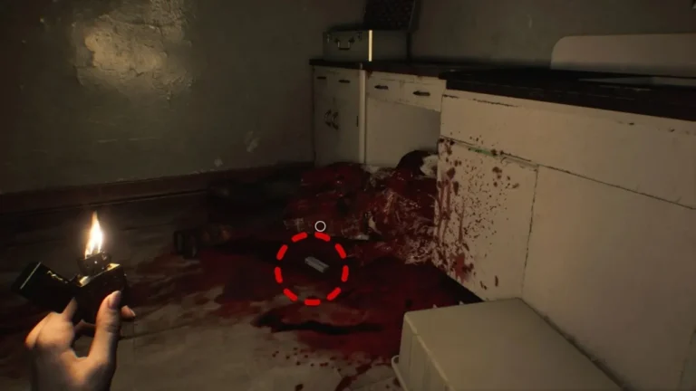 pool of blood in Resident Evil Requiem