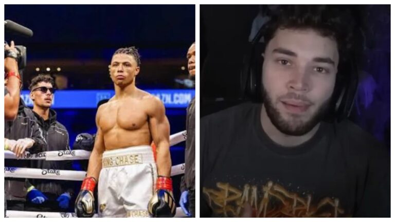 Chase DeMoor and Adin Ross (Image: Sidekick Boxing and Kick./AdinRoss)