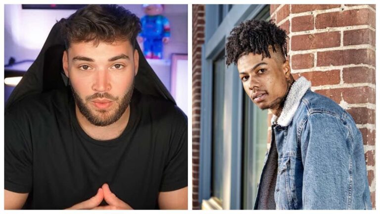 Adin Ross and Blueface (Image- Kick/Adin Ross and Instagram/bluefasebabyy)