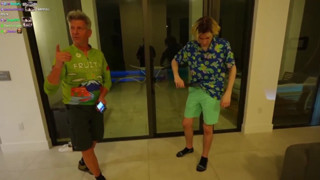 xQc and His Father  (Image: Twitch/xqc)