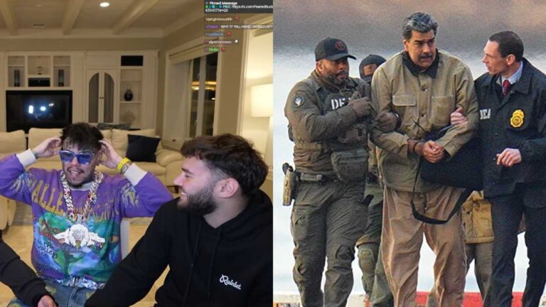 6ix9ine, Adin Ross/Nicolás Maduro (Image: Kick.com/adinross)