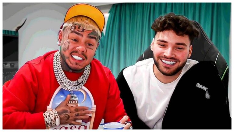 6ix9ine and Adin Ross (Image: Youtube/adinlive)