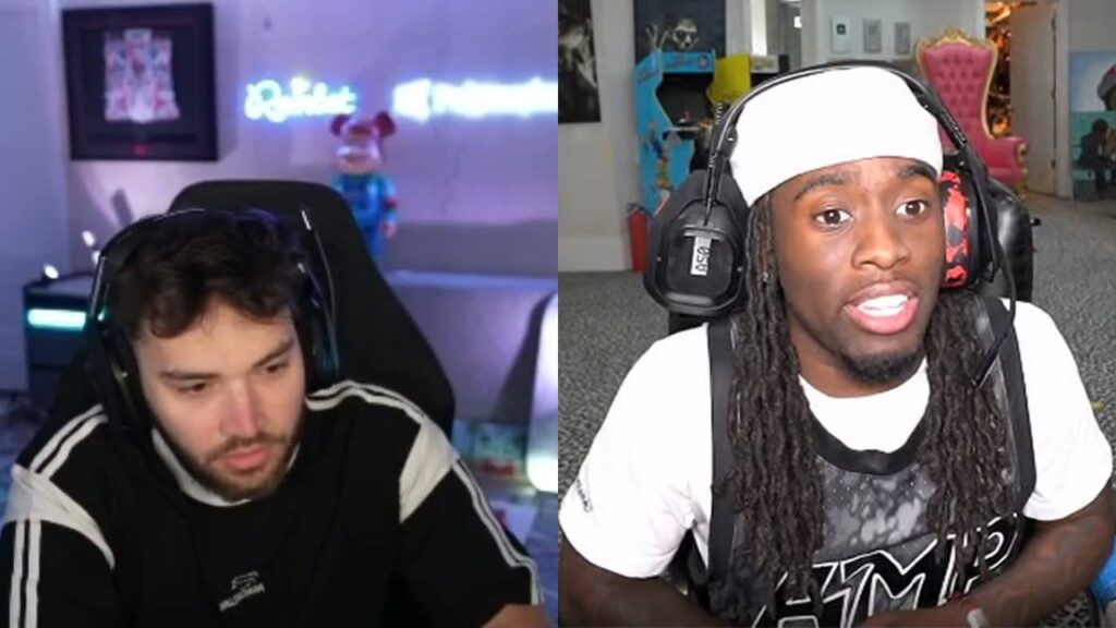 Adin Ross and Kai Cenat (Image: Kick.com/adinross and Twitch/Kaicenat)