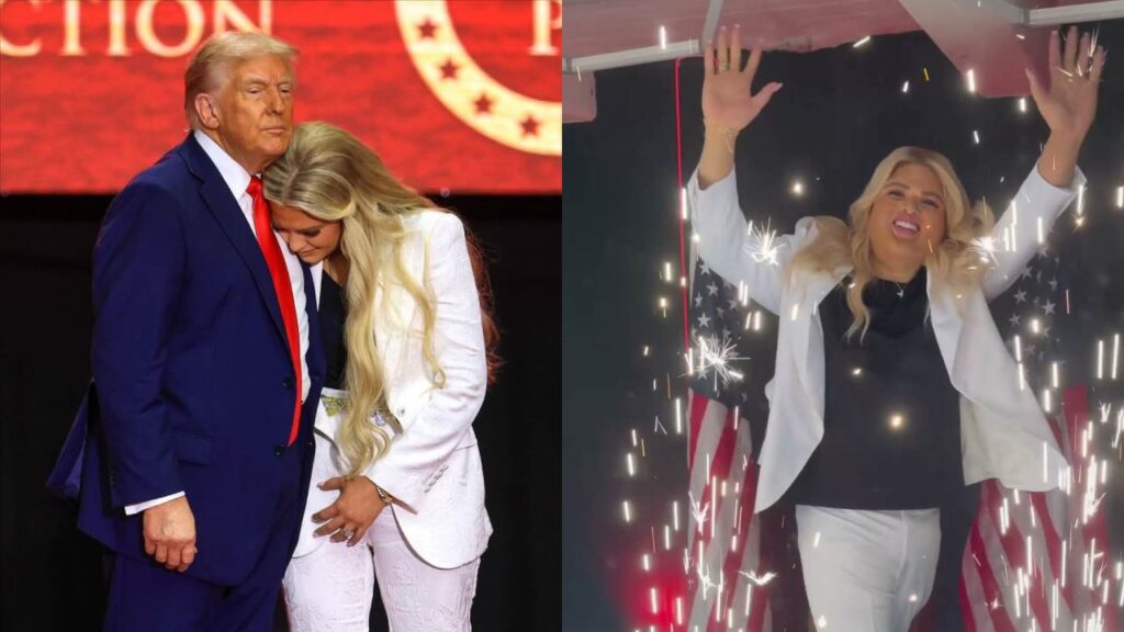 Donald Trump and Erika Kirk/Druski (Image: NBC and X/druski)